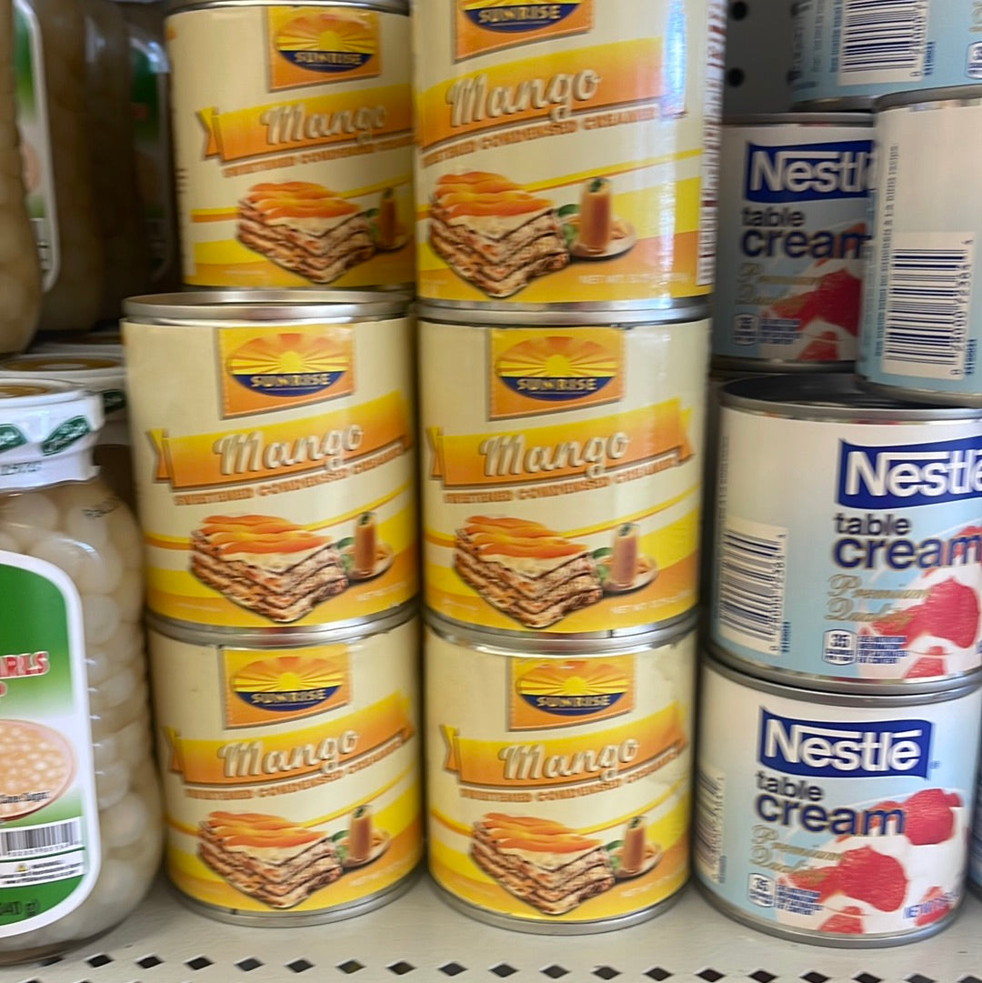 Sunrise Sweetened Condense Mango Flavor 390 G