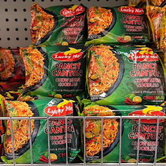 Lucky Me Instant Pancit Canton Chilimansi Flavor 60g