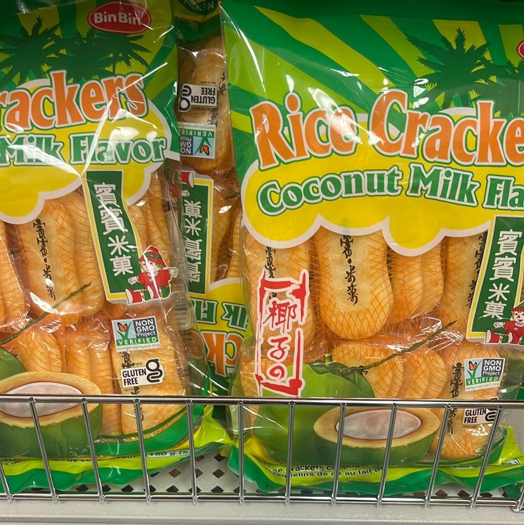 Bin Bin Crackers Coconut Milk Flavoured