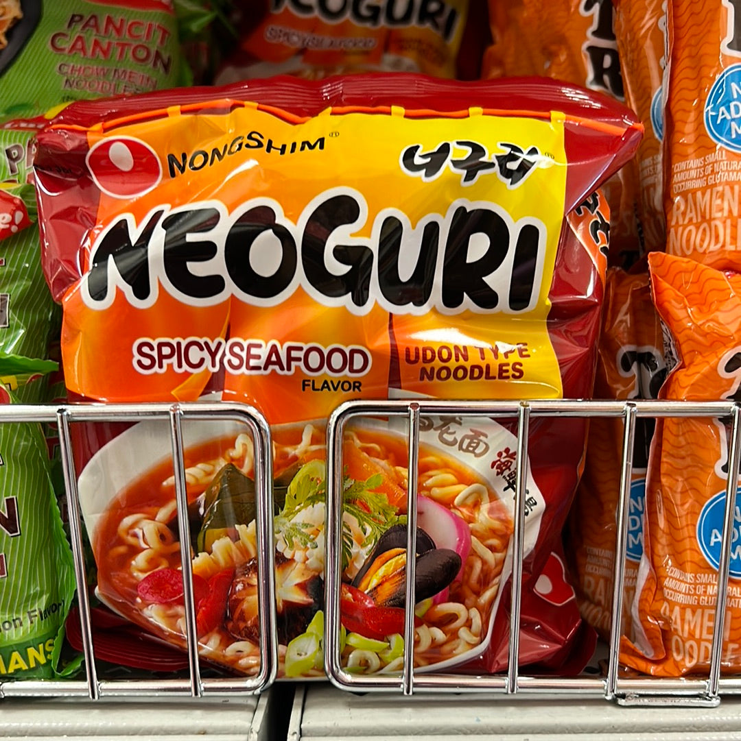 Nongshim Udon Type Noodles Neoguri Spicy Seafood 12