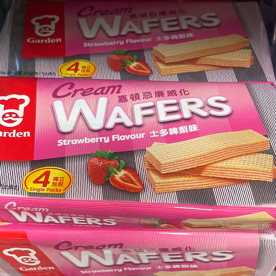 Garden Wafers Strawberry