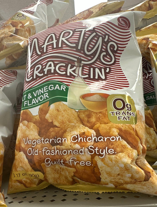 Marty’s Cracklin’ Salt & Vinegar Flavor