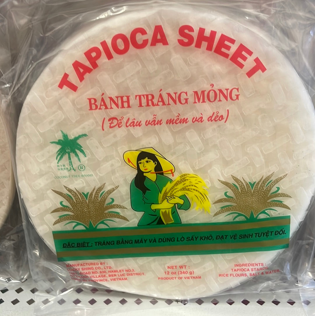 Coconut Tree Tapioca Sheet 340g