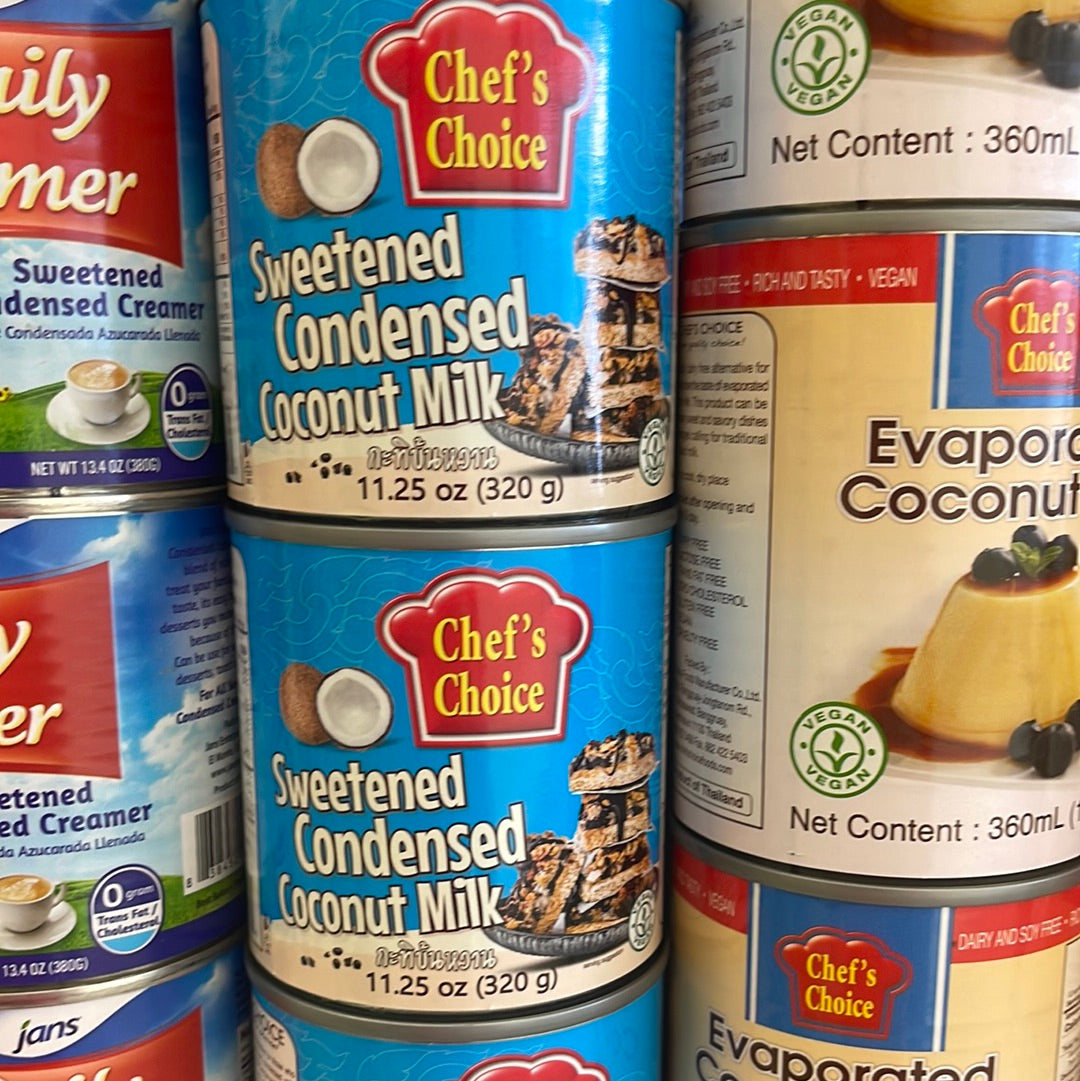 Chefs Choice Sweetened Condensed Coconut Milk 11.25 0z