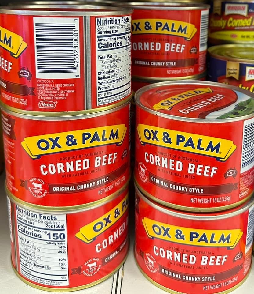 Ox & Palm Chunky Corned Beef 11.5oz